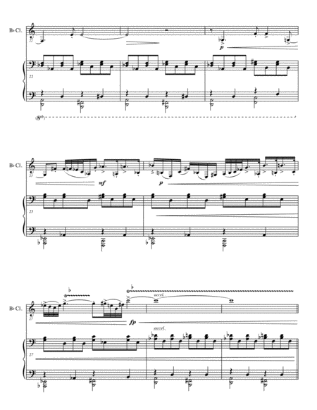 Three Psalms for Clarinet and Piano