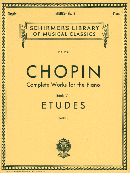 Frederic Chopin : Etudes