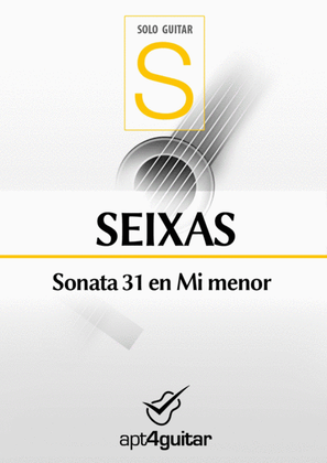 Sonata 31 en Mi menor