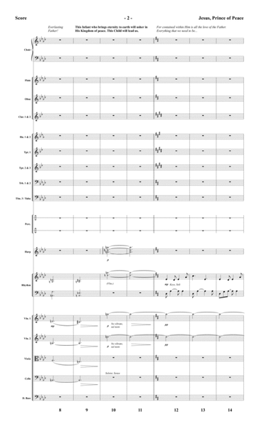 Jesus, Prince of Peace - Orchestral Score and Parts