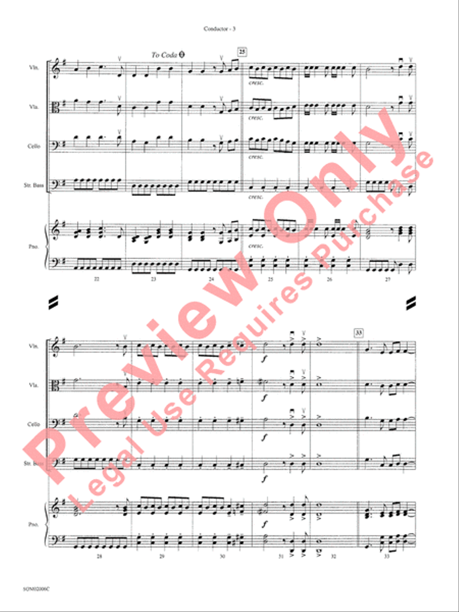 Scooby-Doo, Where Are You? String Orchestra scores gallery preview page 6