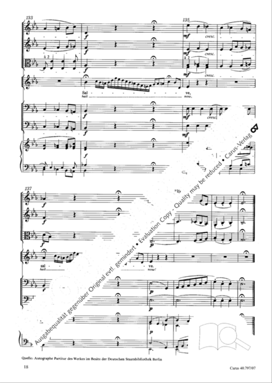 Ave maris stella (Ave maris stella (Ave, Stern der Meere)) Flute scores gallery preview page 19