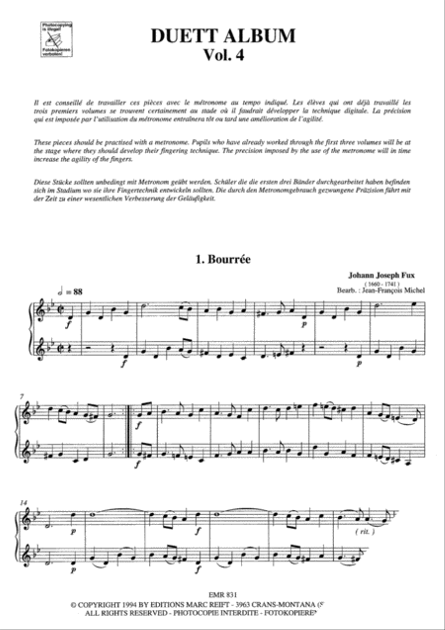 Duet Album Vol. 4 Euphonium Duet scores gallery preview page 3