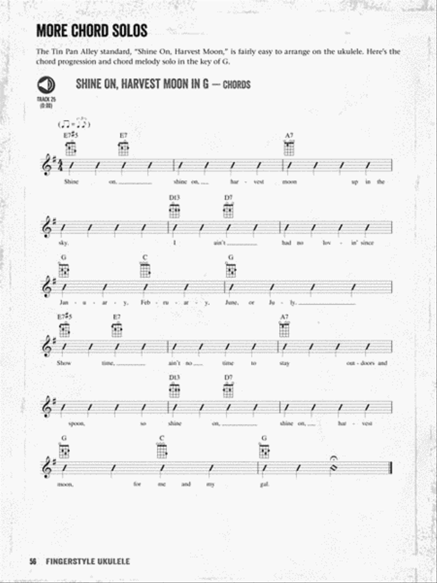 Fingerstyle Ukulele Guitar Tablature scores gallery preview page 6