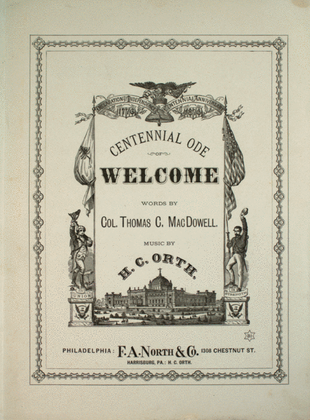 Book cover for Centennial Ode of Welcome