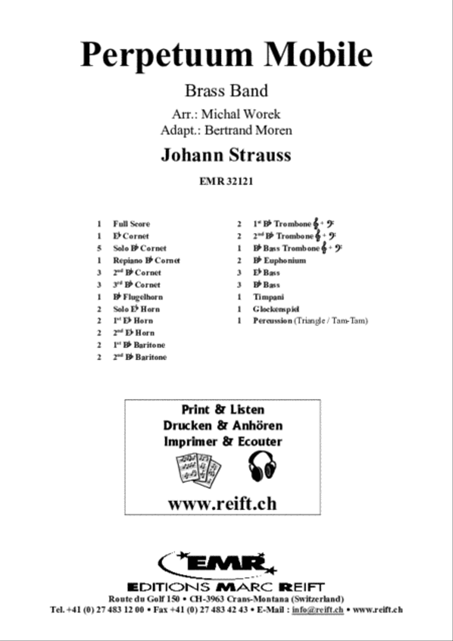 Perpetuum Mobile Brass Band scores gallery preview page 2