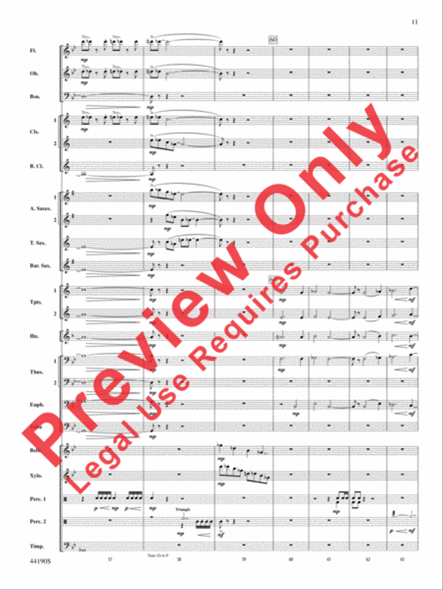 Dynamo Concert Band scores gallery preview page 12