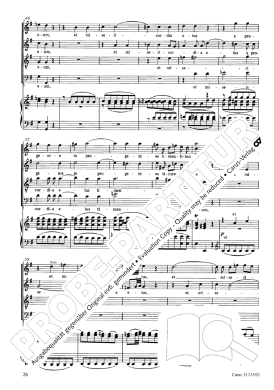 Magnificat 4-Part scores gallery preview page 27