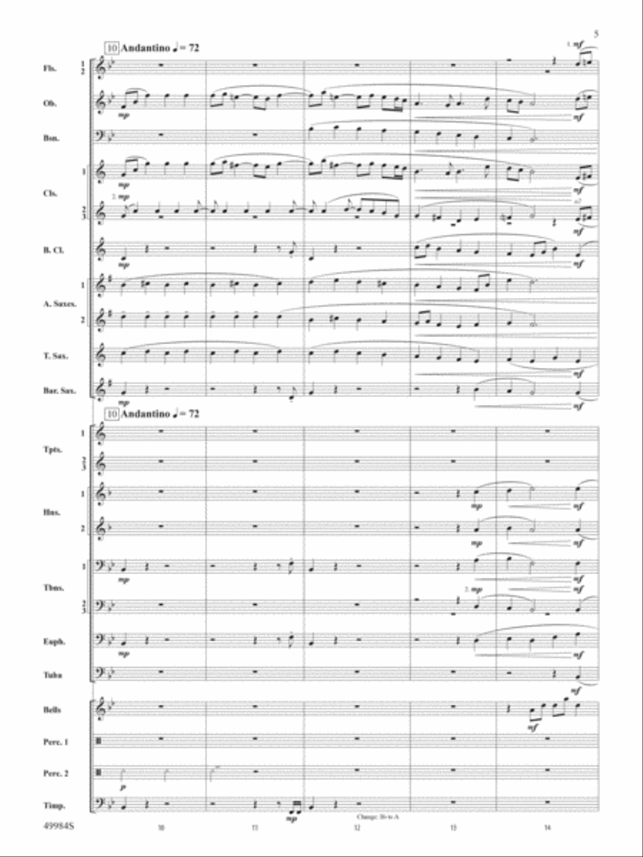 Northern Lights: Score Concert Band scores gallery preview page 5