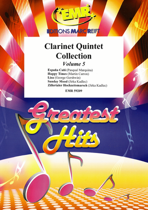 Book cover for Clarinet Quintet Collection Volume 5