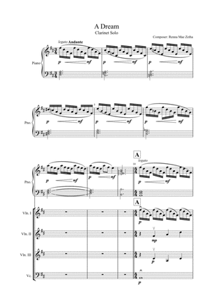 A Dream Clarinet Solo ( Piano + Stings Accompaniment)