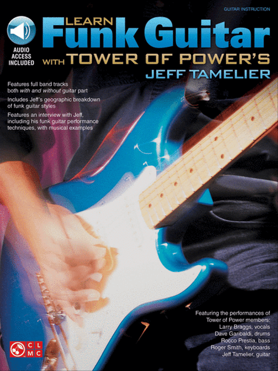 Learn Funk Guitar with Tower of Power's Jeff Tamelier Electric Guitar scores gallery preview page 1
