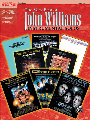 Book cover for The Very Best of John Williams - Trombone (Book/digital download)