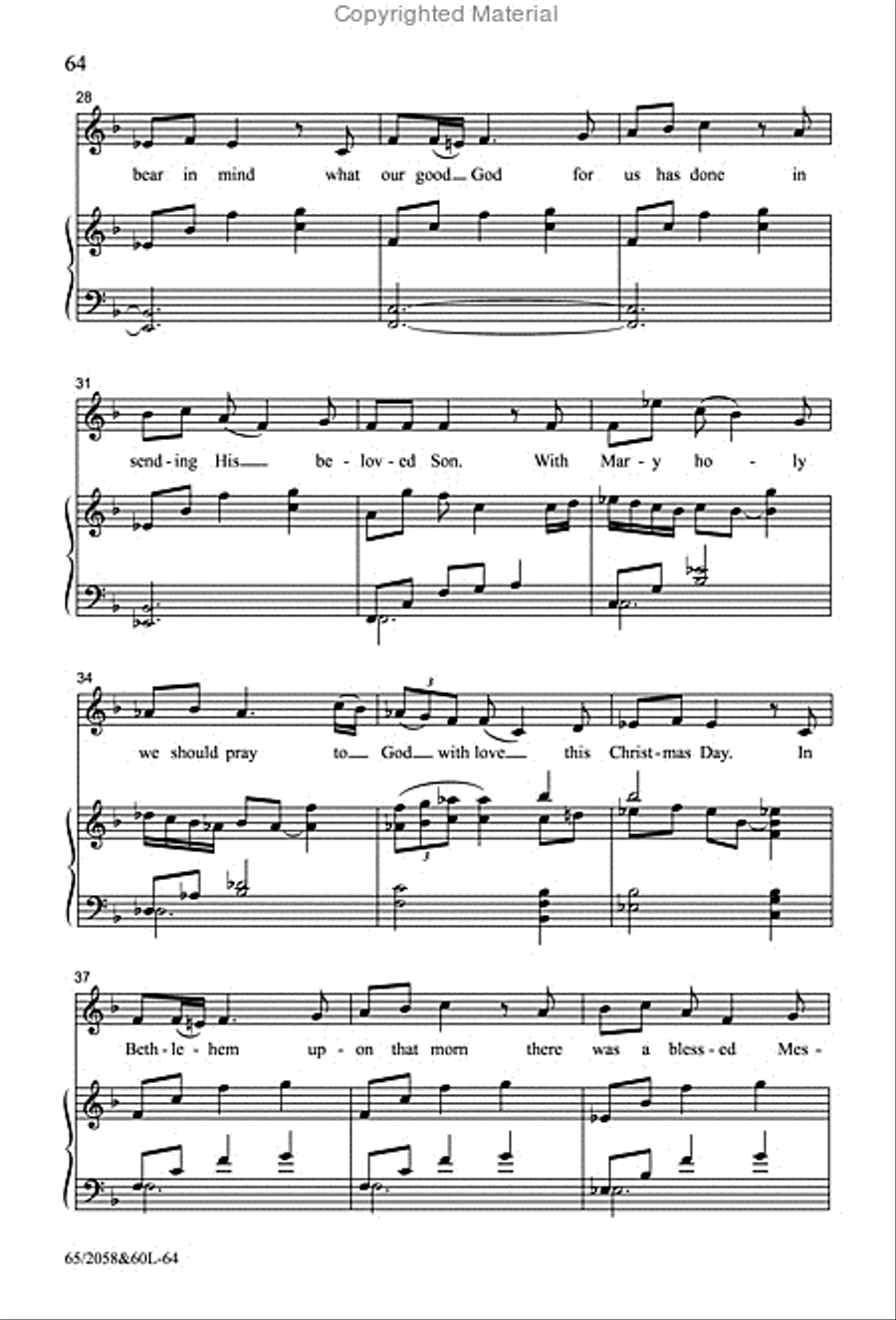 The Christmas Story 4-Part scores gallery preview page 35