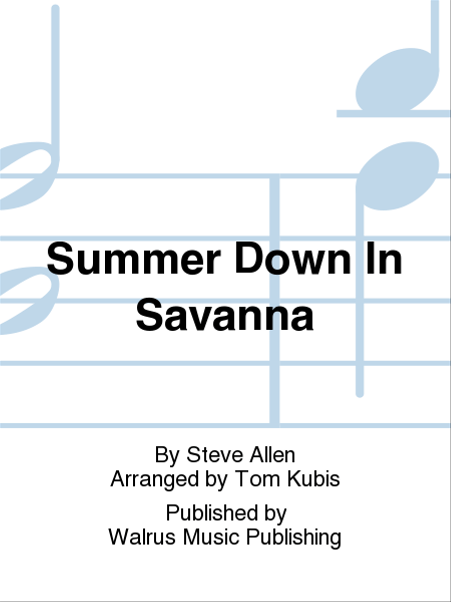 Summer Down In Savanna Big Band scores gallery preview page 1