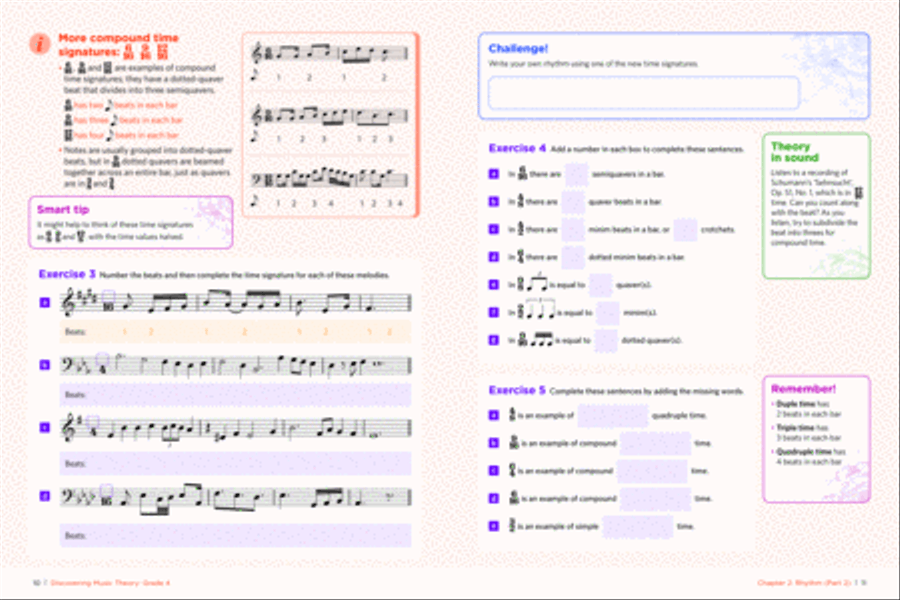 Discovering Music Theory Workbook Activity Books scores gallery preview page 4