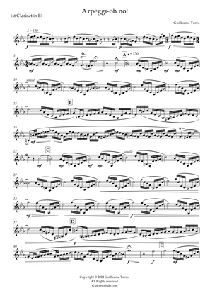 Arpeggi-oh no! for Quartet (Clarinet)