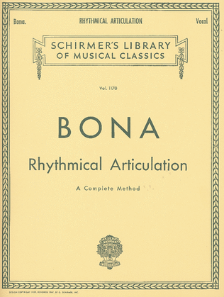 Book cover for Rhythmical Articulation (A Complete Method)