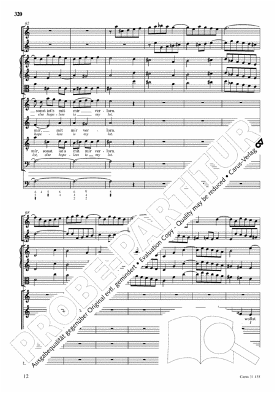 The Complete Sacred Vocal Works (Das geistliche Vokalwerk) Voice scores gallery preview page 321