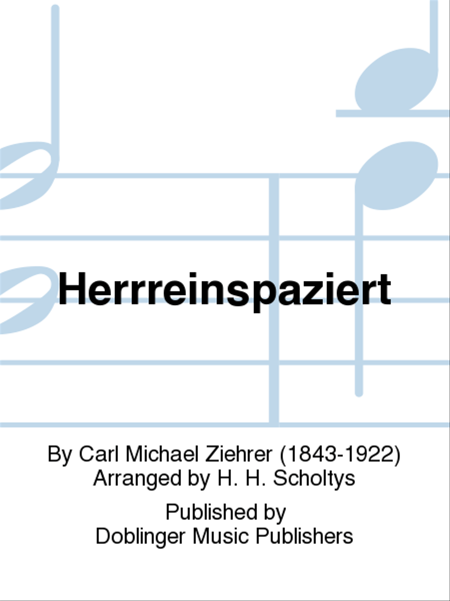 Herrreinspaziert Men's Choir scores gallery preview page 1
