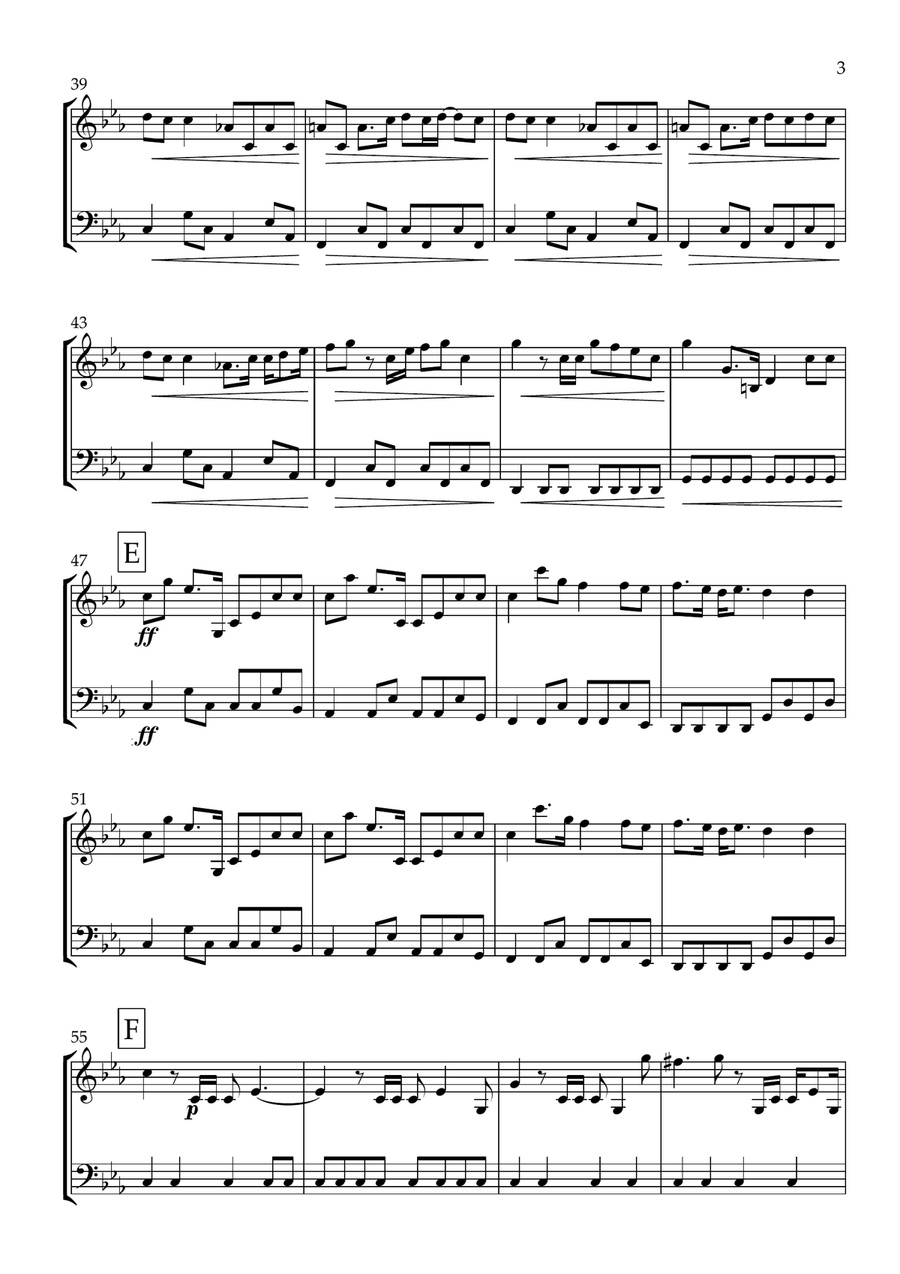 Skyfall String Duet scores gallery preview page 3