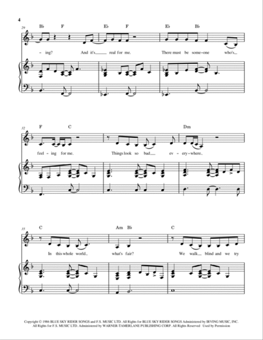 Higher Love Voice scores gallery preview page 4