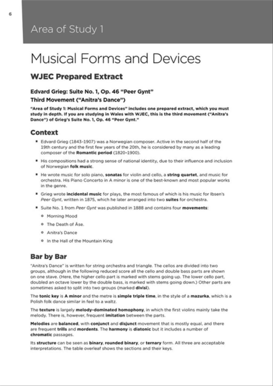 WJEC & Eduqas GCSE Music Prepared Extracts Supplem School and Community scores gallery preview page 3