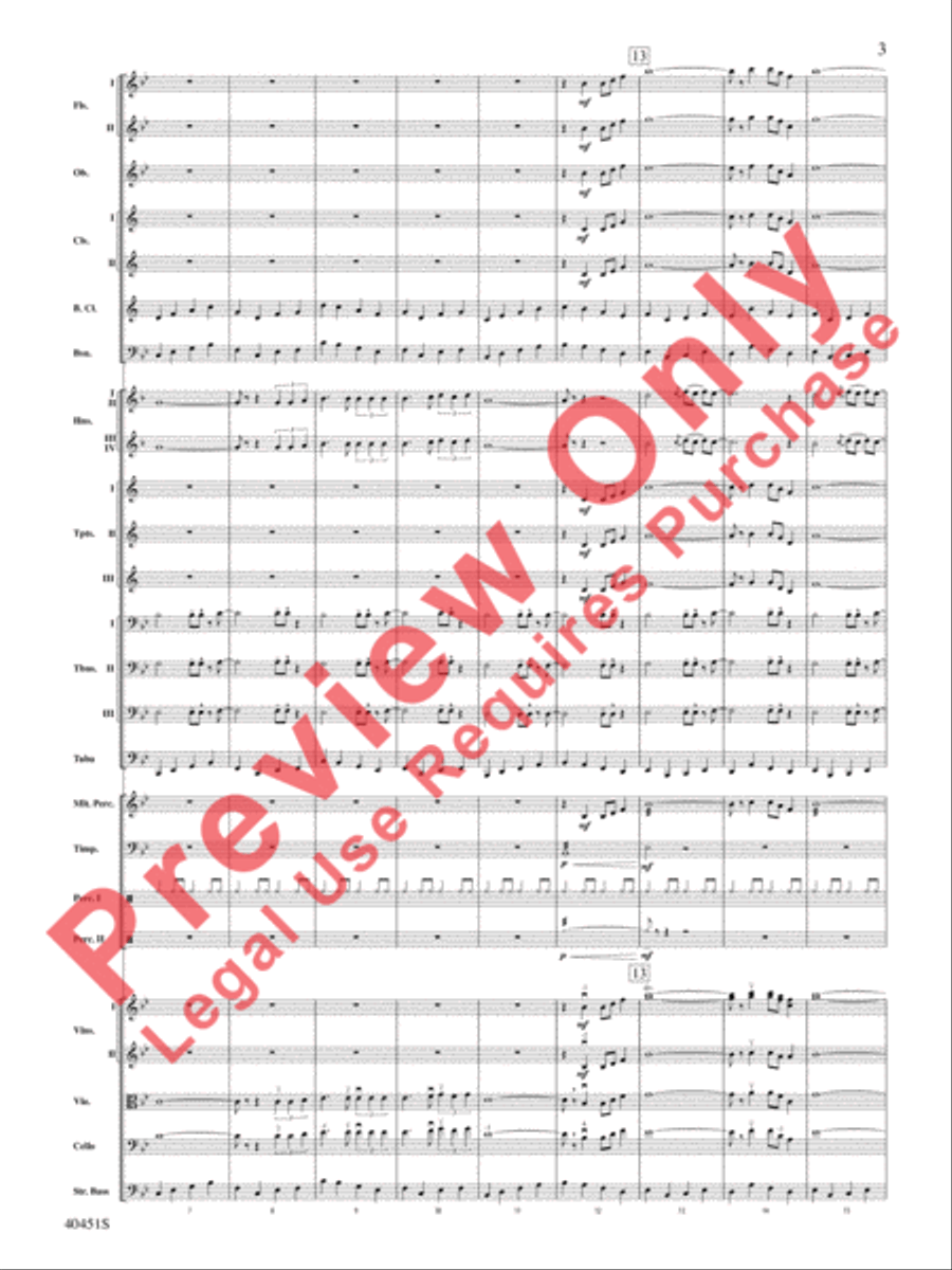I've Gotta Be Me / Don't Rain on My Parade Mash-Up Full Orchestra scores gallery preview page 4