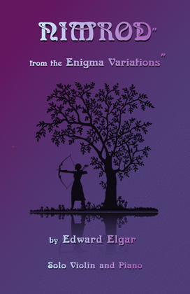 Book cover for Nimrod, from the Enigma Variations by Elgar, for Violin and Piano