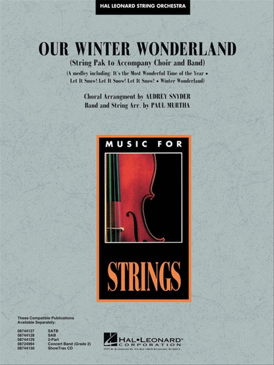 Our Winter Wonderland String Orchestra scores gallery preview page 1