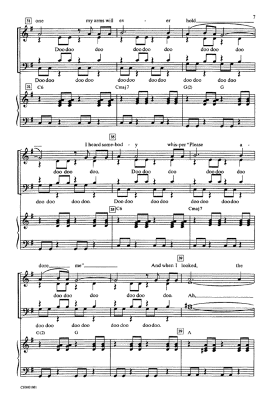Blue Moon A Cappella scores gallery preview page 5