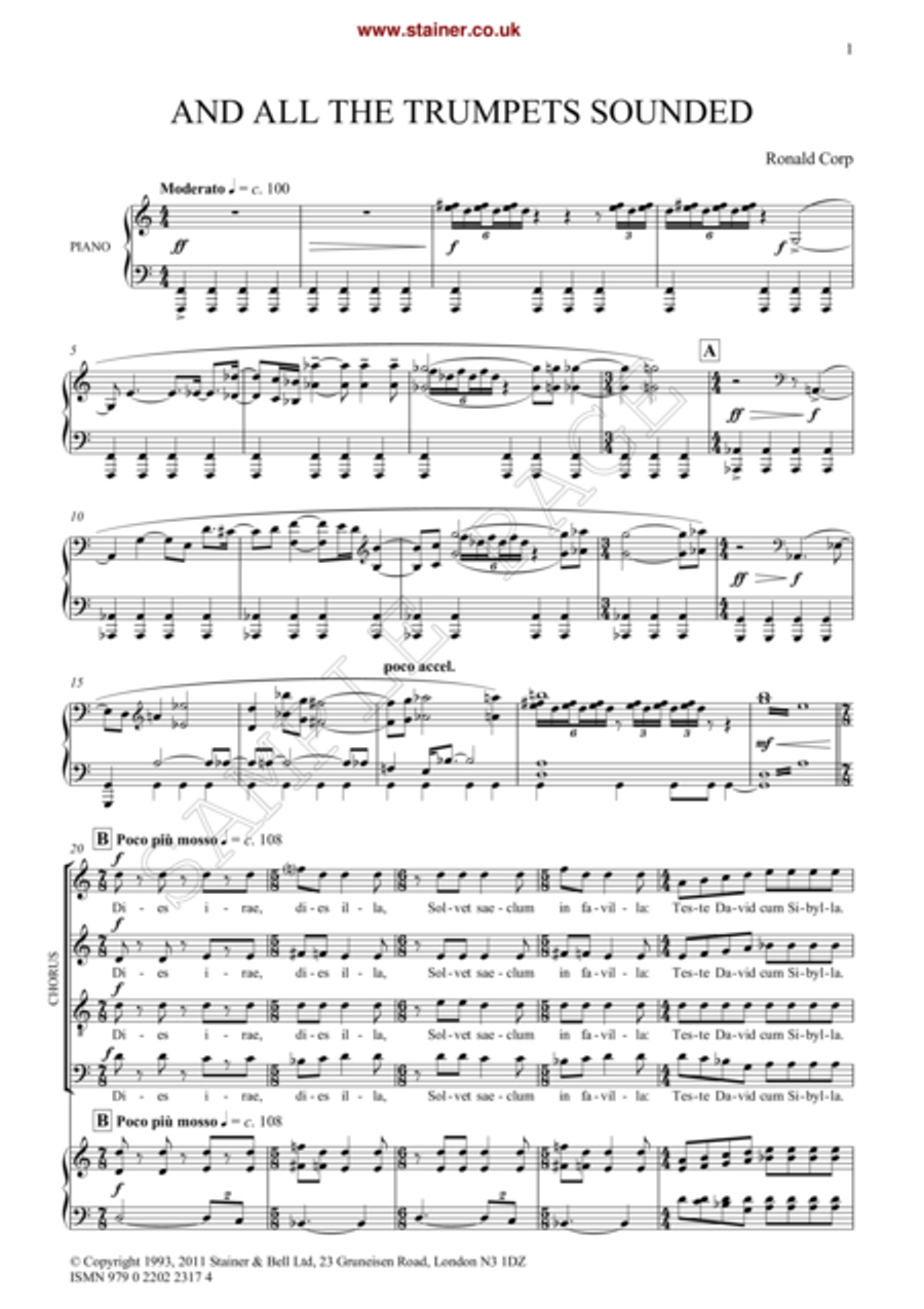 And all the trumpets sounded. Vsc 4-Part scores gallery preview page 2