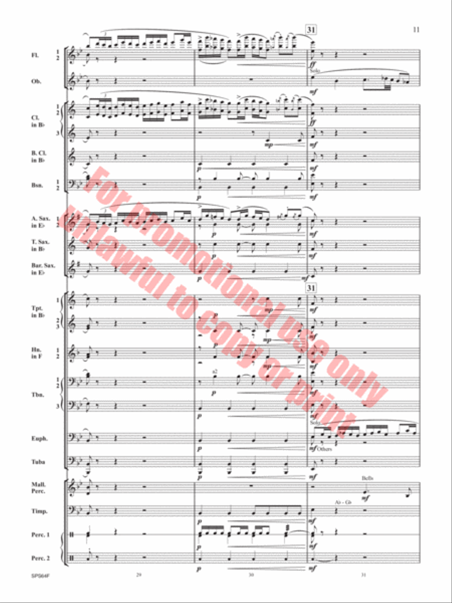 The Rusty Bucket Concert Band scores gallery preview page 12