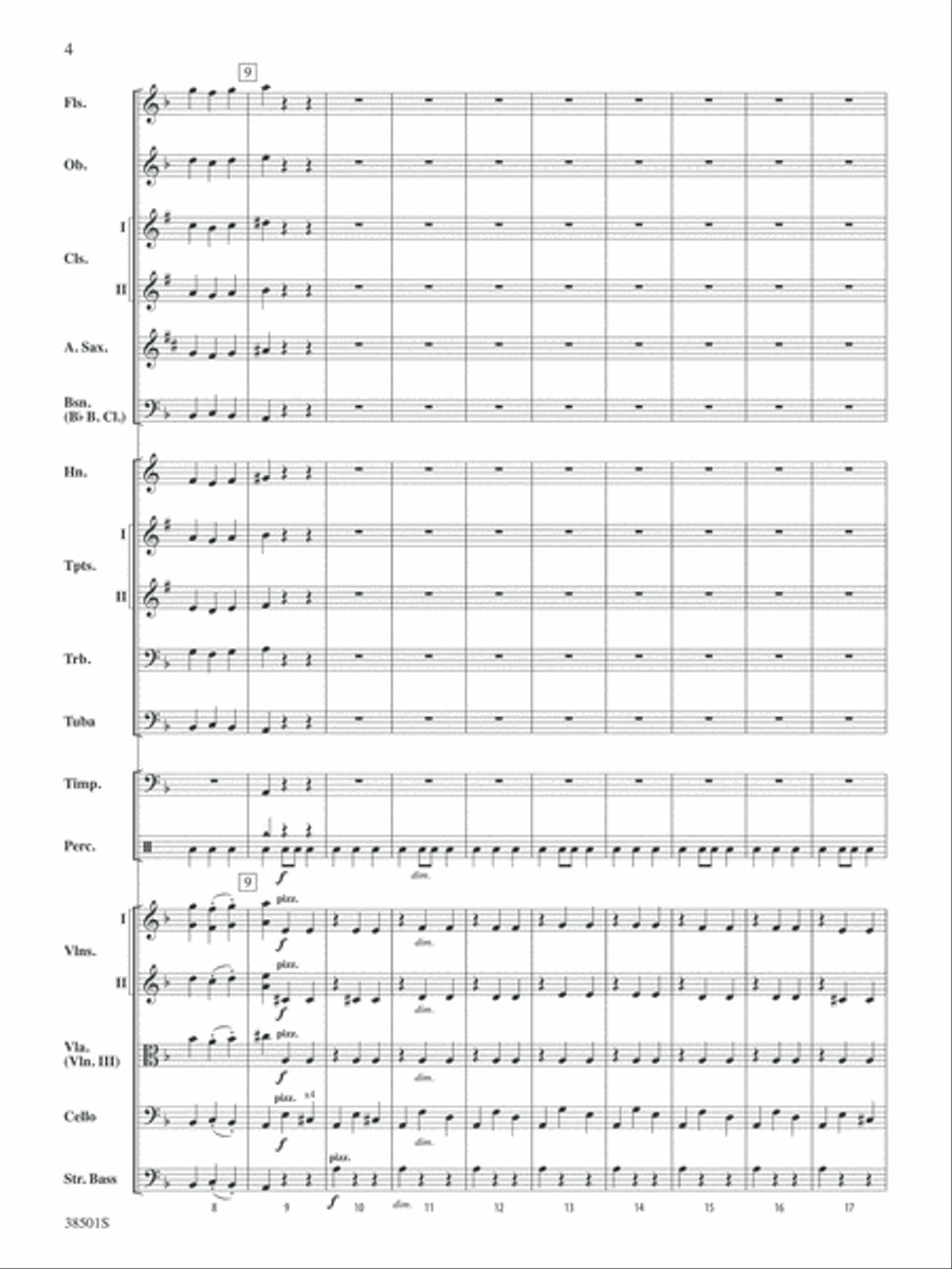 Aragonaise from Carmen: Score Full Orchestra scores gallery preview page 4