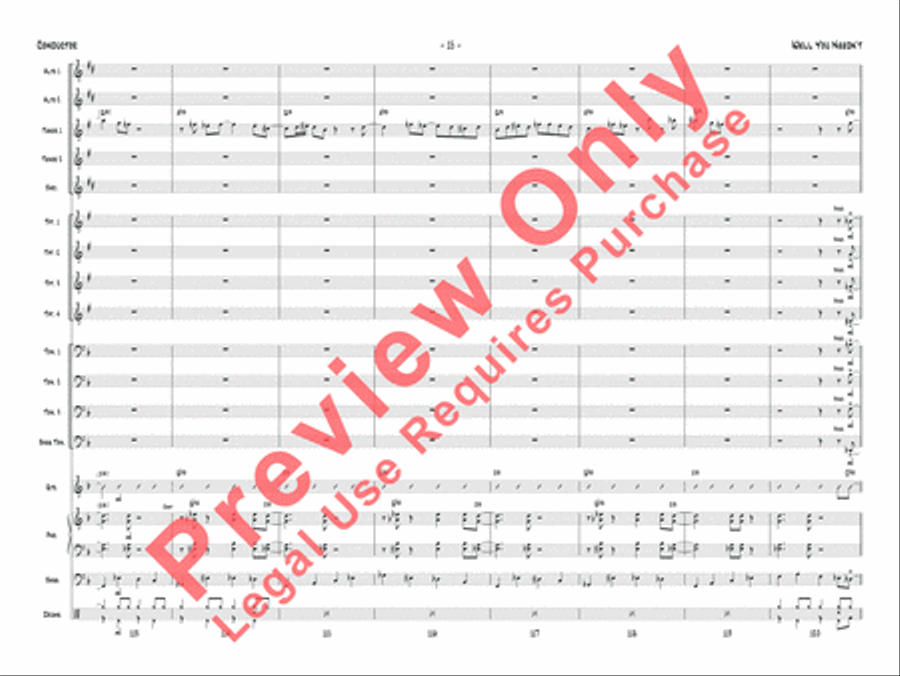 Well You Needn't Jazz Ensemble scores gallery preview page 16