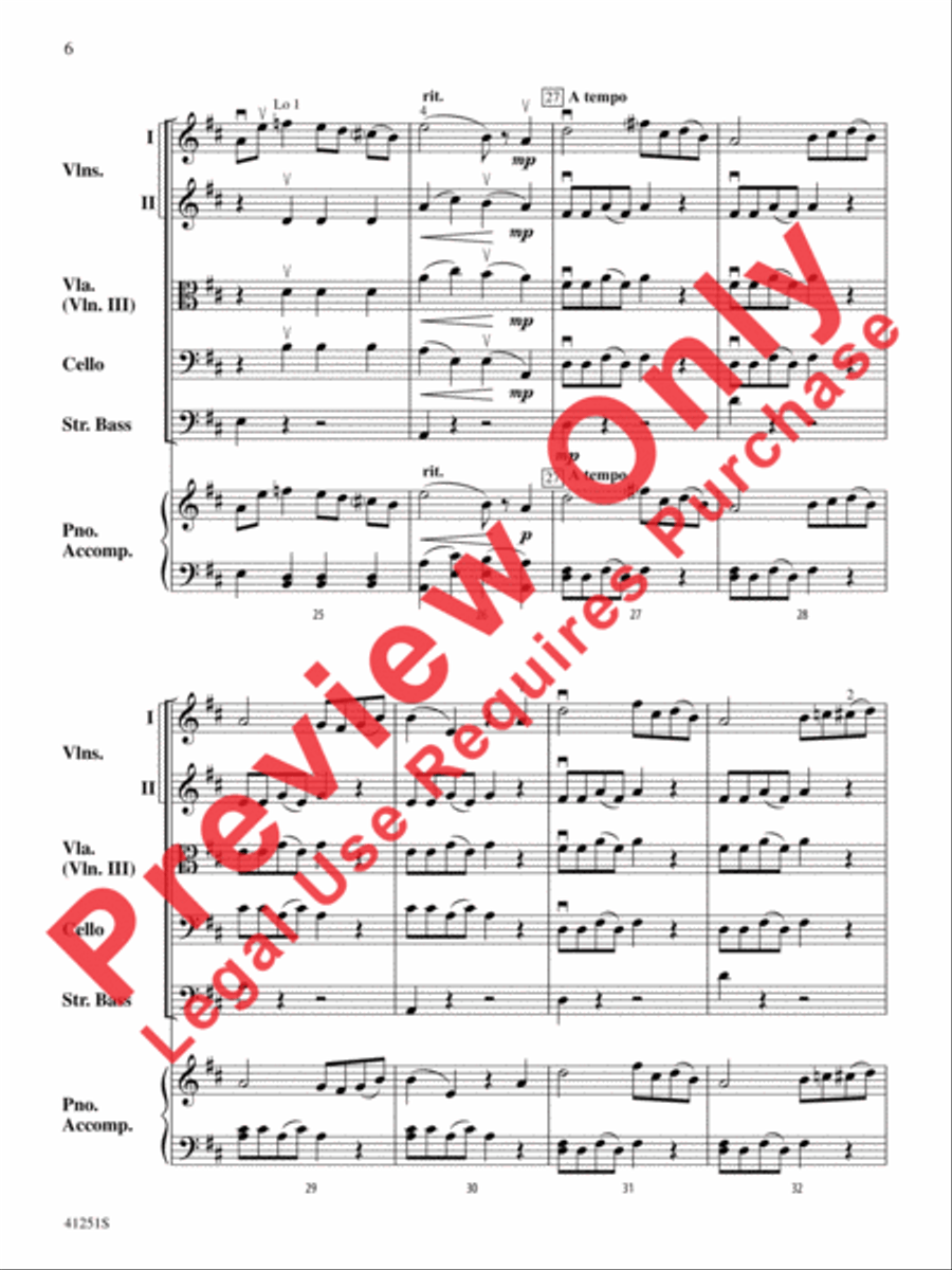 Coronation March (from The Prophet) String Orchestra scores gallery preview page 7