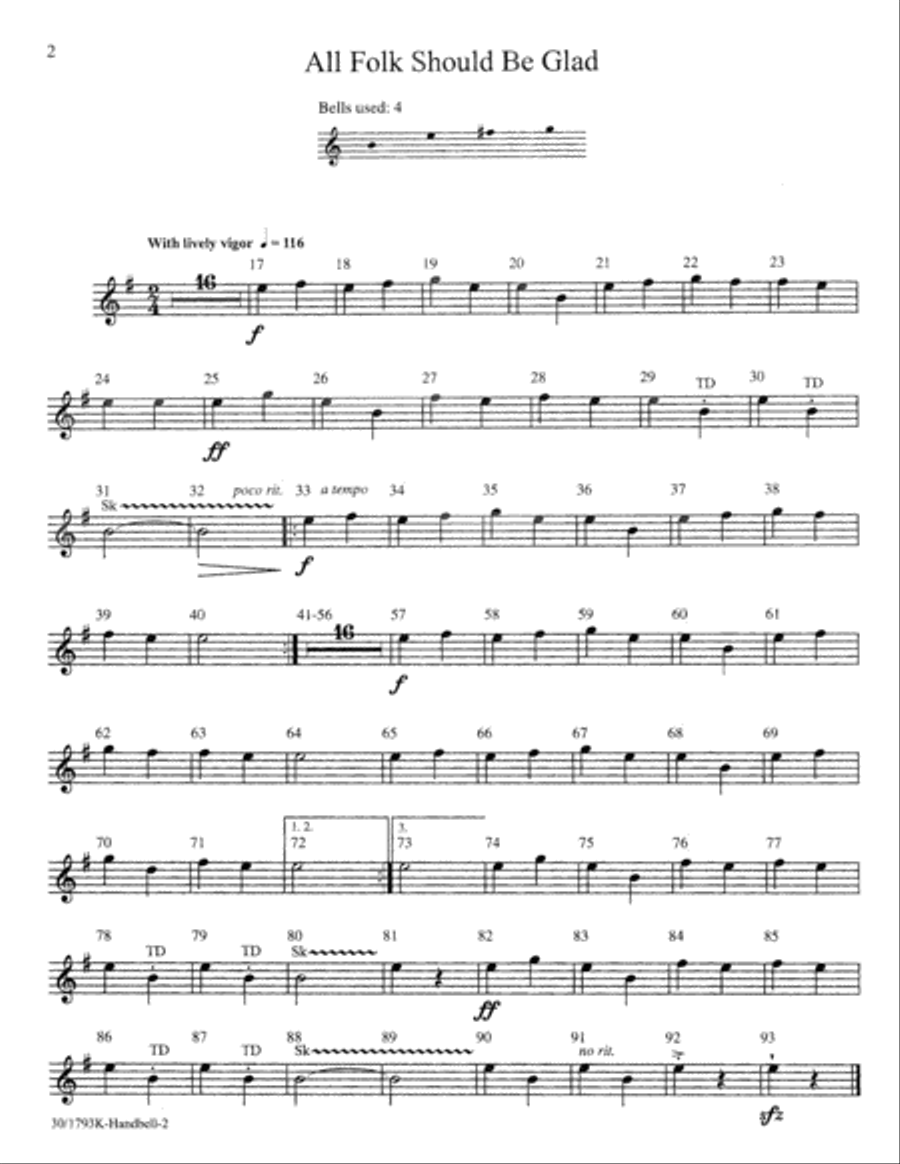 Good King Wenceslas - Inst Parts Choir scores gallery preview page 20