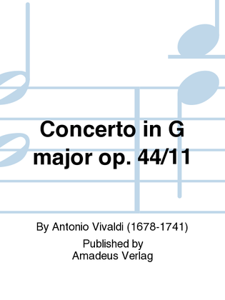 Book cover for Concerto in G major op. 44/11