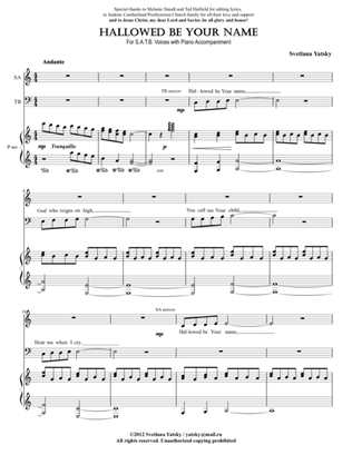 Hallowed Be Your Name (SATB)