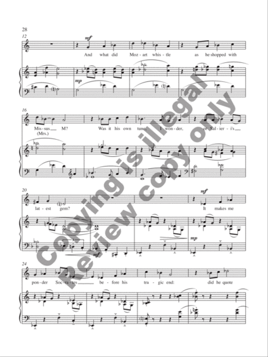 Songs of Sophistication Songs of Sophistication Medium Voice scores gallery preview page 17