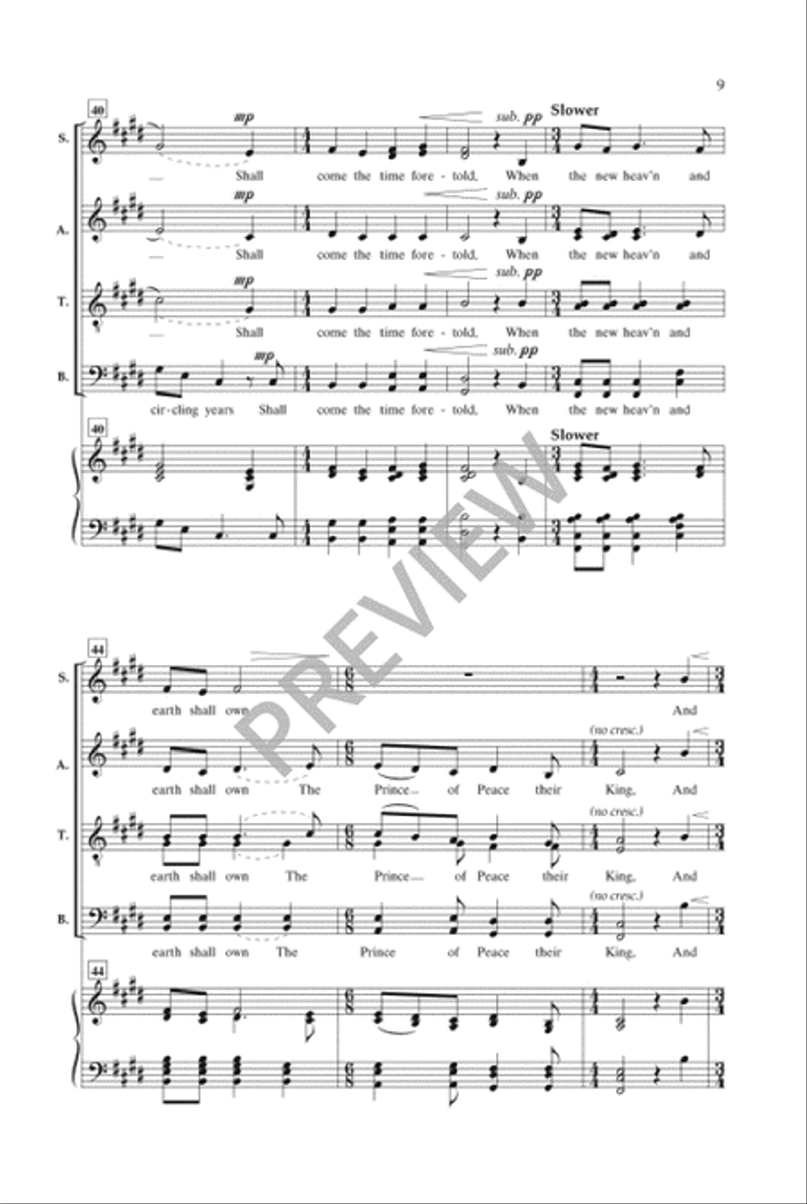 Midnight Clear Divisi scores gallery preview page 10