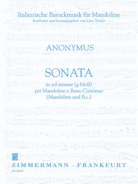 Sonata in sol minore (g-Moll)