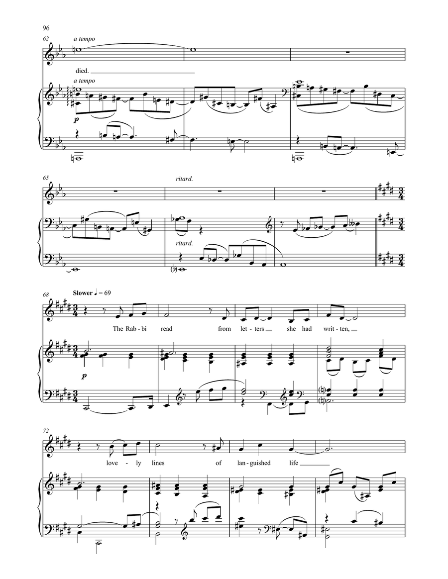 Janet Underneath The Roses Voice scores gallery preview page 5