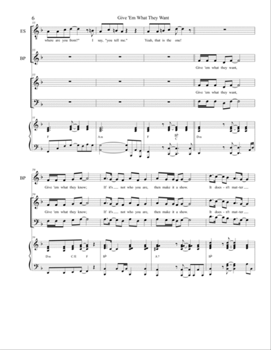 Give 'Em What They Want Small Ensemble scores gallery preview page 6
