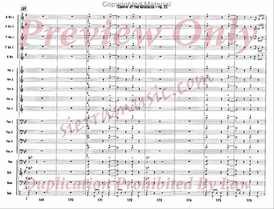 Jumpin' At The Woodside Jazz Ensemble scores gallery preview page 23