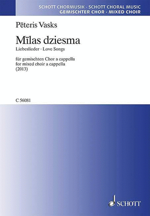 Book cover for Milas Dziesmas (Love Songs)
