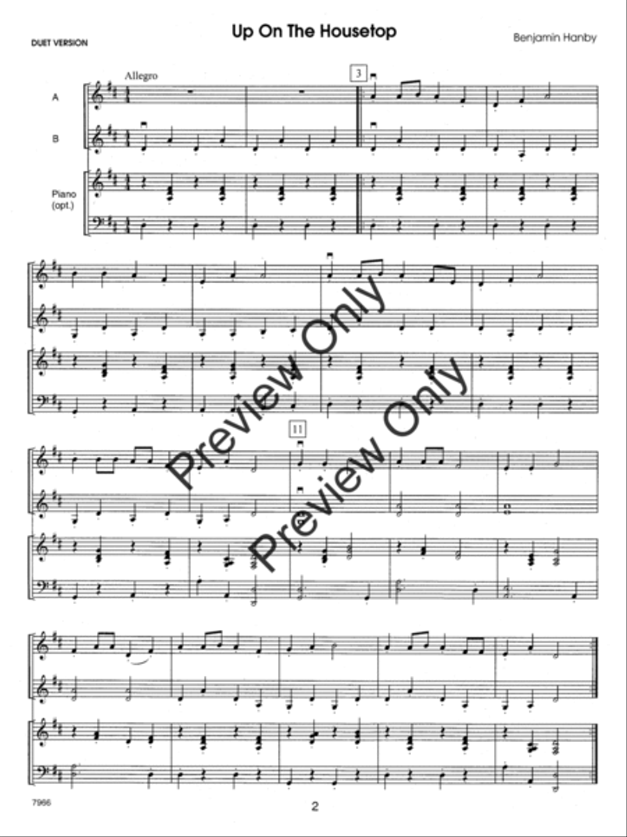 Holiday Strings - Piano (opt.) Piano Accompaniment scores gallery preview page 3
