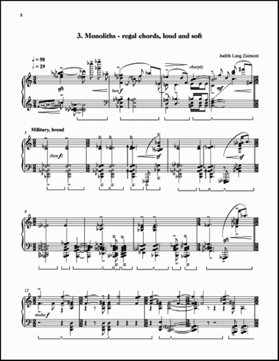 Winter Preludes Harpsichord scores gallery preview page 4