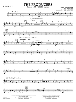 The Producers (arr. Ted Ricketts) - Bb Trumpet 2