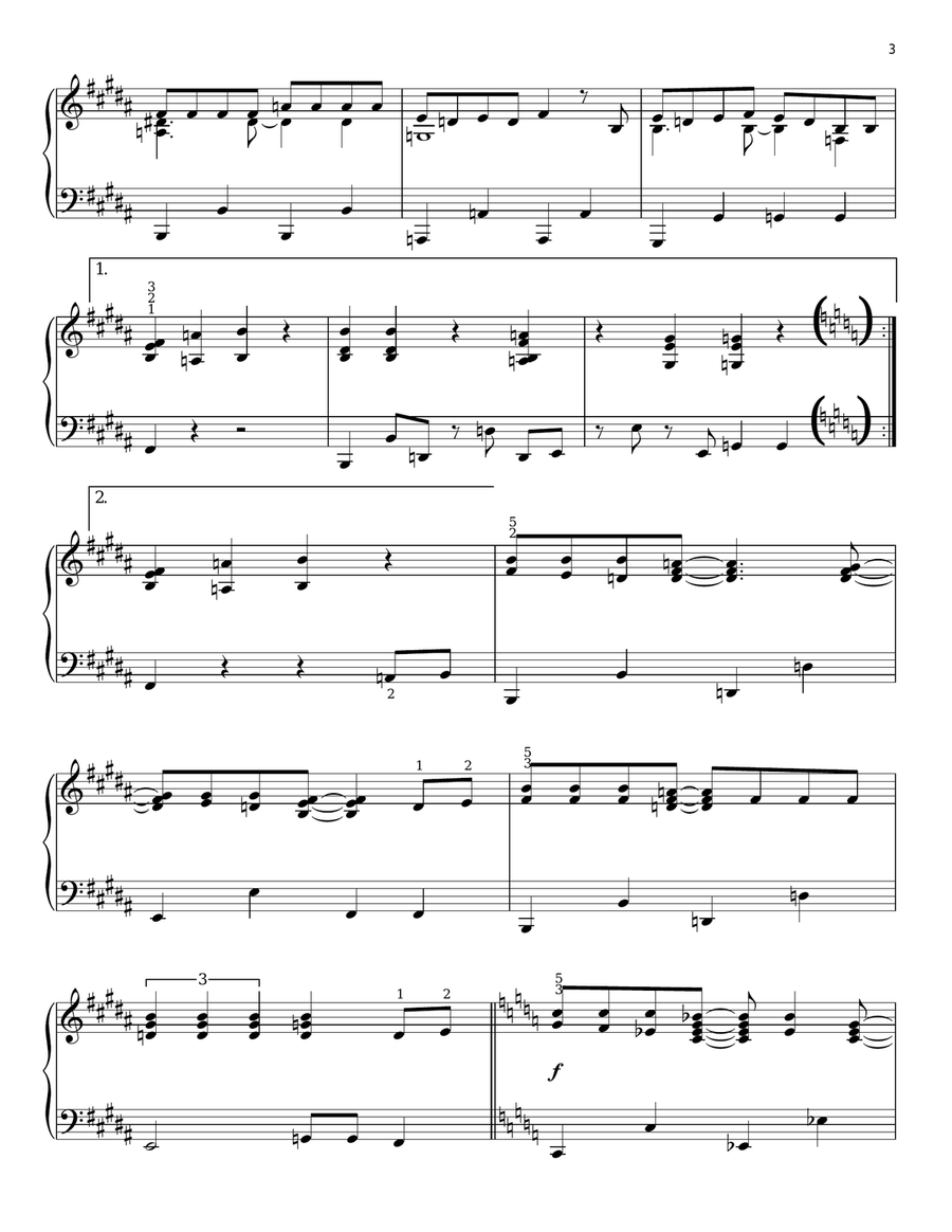 Fabulous Fabulous Piano Solo scores gallery preview page 3